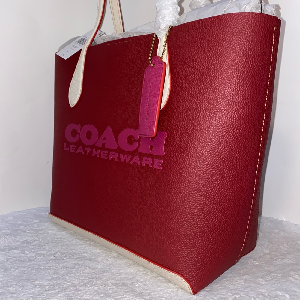 Coach Kia Tote In Colorblock New - Picture 3 of 10